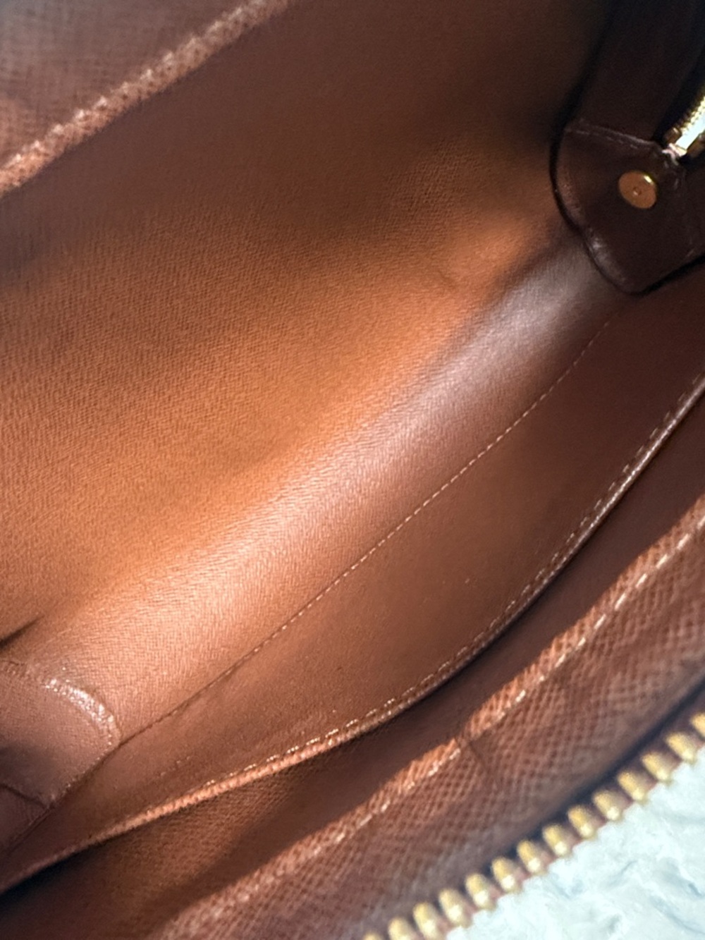 Louis Vuitton Brown Monogram Wristlet Pouch - Picture 4 of 7